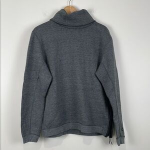 Nike Men's Large High Neck Sweatshirt Gray Cold Weather